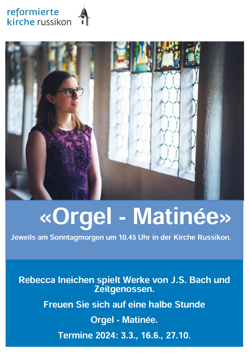 Orgel Matinée 2024